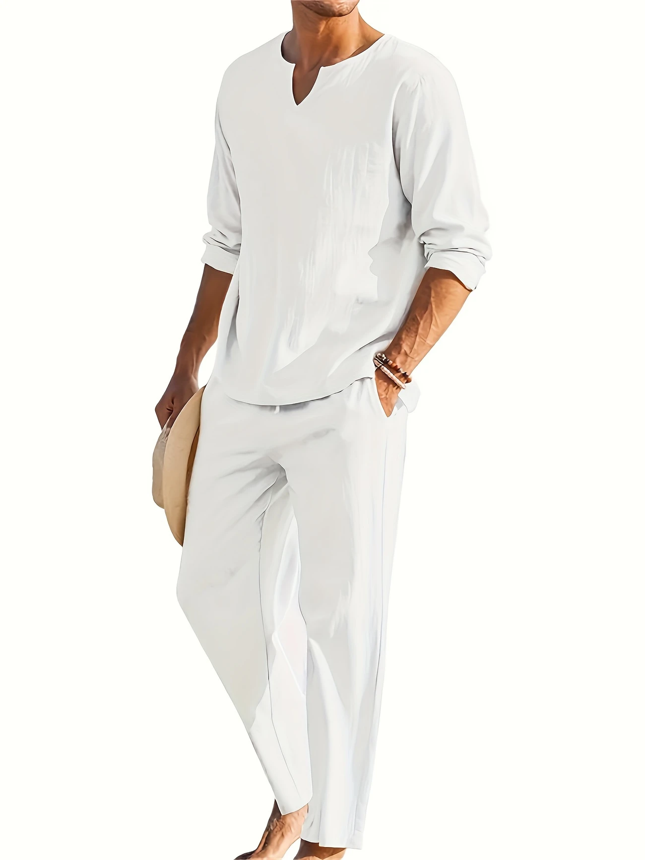 Markus™ - Casual loungeset in effen kleuren