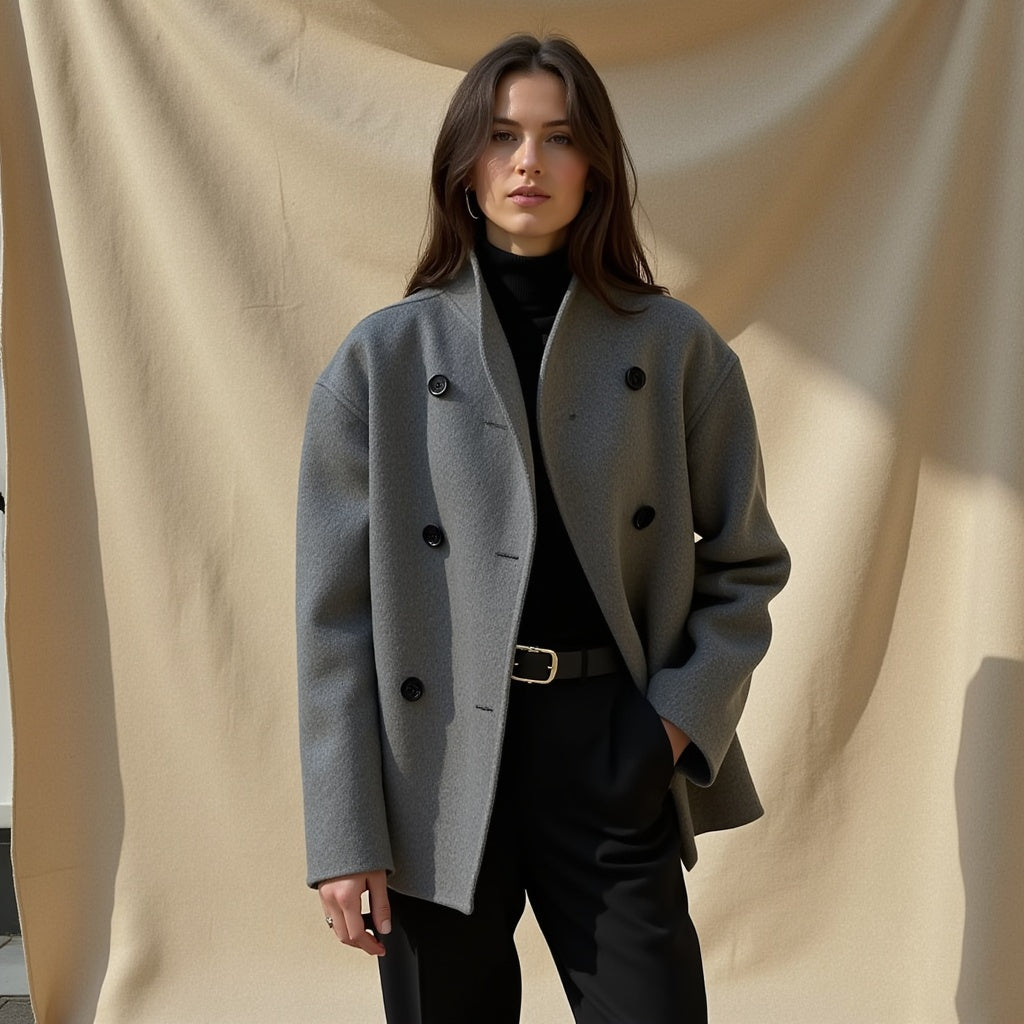 Liora Amsterdam- Asymmetrische Trenchcoat