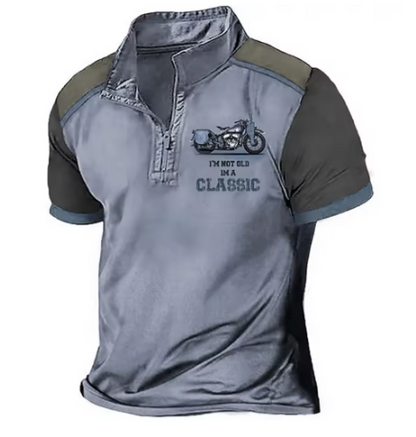 Kritsada - Stijlvol poloshirt met halve rits
