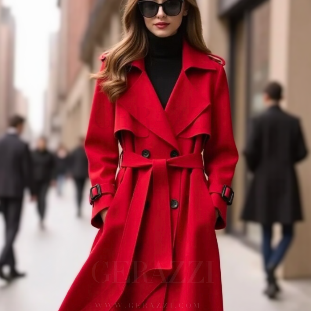 Liora  Amsterdam Elegante Trenchoat met centuur