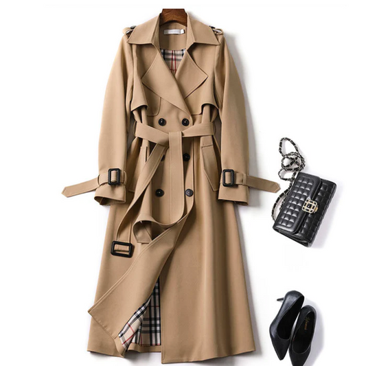 Liora  Amsterdam Elegante Trenchoat met centuur