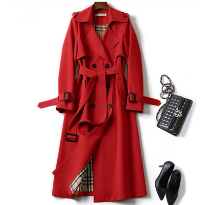 Liora  Amsterdam Elegante Trenchoat met centuur