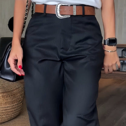MATHILDA - GESTREEPTE PAK BROEK